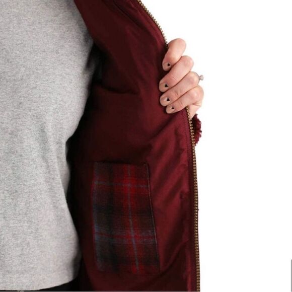 Pendleton Red Fuzzy Deep Pile Sherpa Jacket - Picture 7 of 16